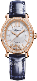 Chopard Happy Sport Srebrny/Skóra Ø29 mm 275362-5002