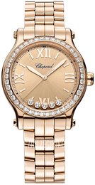 Chopard Happy Sport Różowe złoto/18 karatowe różowe złoto Ø33 mm 275378-5009
