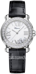 Chopard Happy Sport Biały/Skóra Ø30 mm 278509-3009