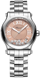 Chopard Happy Sport Różowy/Stal Ø36 mm 278559-3025