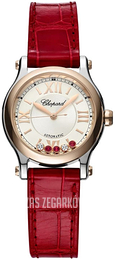 Chopard Happy Sport Srebrny/Skóra Ø30 mm 278573-6026
