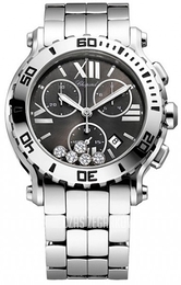 Chopard Happy Sport Chronographe Czarny/Stal Ø42 mm 288499-3008