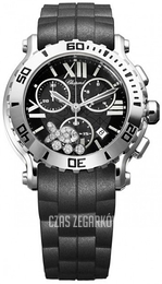 Chopard Happy Sport Chronographe Czarny/Guma Ø42 mm 288499-3016