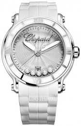 Chopard Happy Sport Srebrny/Guma Ø42 mm 288525-3002