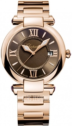 Chopard Imperiale Brązowy/18 karatowe różowe złoto Ø36 mm 384221-5010
