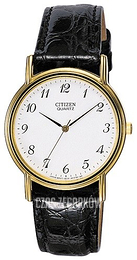 Citizen Leather Biały/Skóra Ø34 mm AM2412-00A