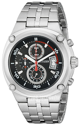 Citizen Chrono Czarny/Stal Ø44 mm AN3450-84E