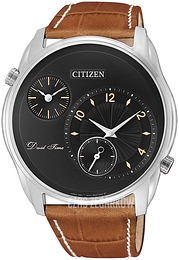 Citizen Elegance Czarny/Skóra Ø44 mm AO3030-08E