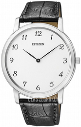 Citizen Dress Biały/Skóra Ø39 mm AR1110-02B