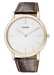 Citizen Leather Biały/Skóra Ø39 mm AR1113-04A