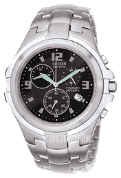 Citizen Super Titanium Czarny/Tytan Ø40 mm AT1100-55F