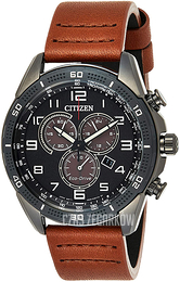 Citizen Czarny/Skóra Ø45 mm AT2447-01E