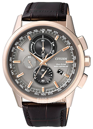 Citizen Eco Drive 180 Szary/Skóra Ø43 mm AT8113-12H
