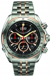 Citizen Czarny/Stal w kolorze różowego złota Ø44 mm AV1016-57E