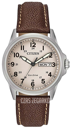 Citizen Dress Beżowy/Skóra Ø37 mm AW0040-19X