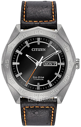 Citizen Czarny/Skóra Ø44 mm AW0060-03E