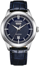 Citizen Classic Niebieski/Skóra Ø41 mm AW0151-00LC