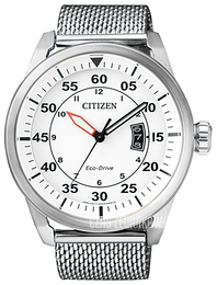 Citizen Dress Biały/Stal Ø45 mm AW1360-55A