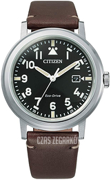 Citizen Czarny/Skóra Ø42 mm AW1620-21E