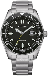 Citizen Eco Drive Czarny/Stal Ø43 mm AW1760-81E