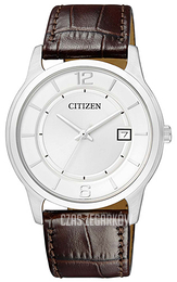 Citizen Leather Srebrny/Skóra Ø37 mm BD0021-19A