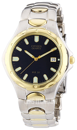 Citizen Dress Niebieski/Stal w odcieniu złota Ø36 mm BI0534-55L