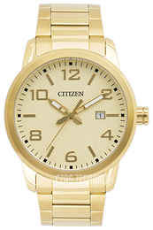 Citizen Dress Szampański/Stal w odcieniu złota Ø43 mm BI1022-51P