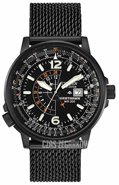 Citizen Eco Drive 180 Czarny/Stal Ø42 mm BJ7009-58E