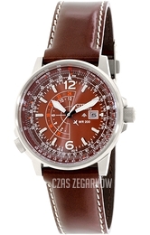 Citizen Eco Drive 180 Brązowy/Skóra Ø42.5 mm BJ7017-17W