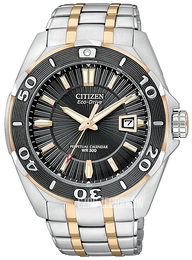 Citizen Perpetual Calendar Czarny/Stal w kolorze różowego złota Ø43 mm BL1256-59E