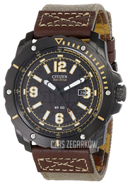 Citizen Czarny/Skóra Ø46 mm BM7279-03E