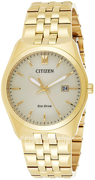 Citizen Eco Drive 180 Kremowy/Stal w odcieniu złota Ø40 mm BM7332-61P
