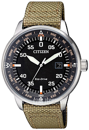 Citizen Eco Drive 180 Czarny/Tkanina Ø42 mm BM7390-14E
