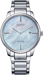 Citizen Eco Drive 180 Biały/Stal Ø39 mm BM7520-88D