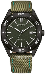 Citizen Active Sport Zielony/Skóra Ø41 mm BM7635-01X