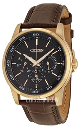 Citizen Dress Czarny/Skóra Ø44 mm BU2013-08E