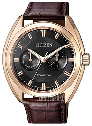 Citizen Czarny/Skóra Ø43 mm BU4018-11H