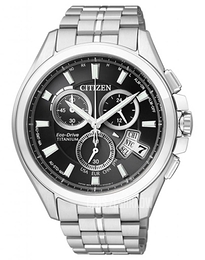 Citizen Radio Controlled Super Titanium Czarny/Tytan Ø42.5 mm BY0050-58E