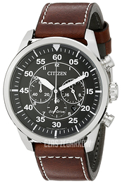 Citizen Leather Czarny/Skóra Ø45 mm CA4210-24E