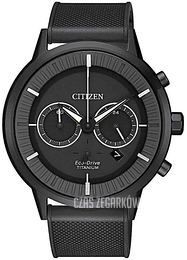 Citizen Titanium Czarny/Guma Ø42 mm CA4405-17H