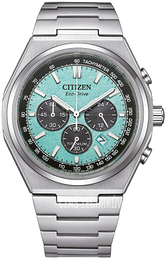 Citizen Chrono Turkusowy/Tytan Ø43 mm CA4610-85M