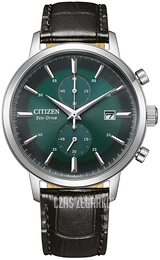 Citizen Vintage Zielony/Skóra Ø42 mm CA7069-24X