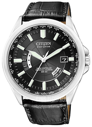 Citizen Radio Controlled Czarny/Skóra Ø43 mm CB0010-02E