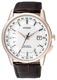 Citizen Radio Controlled Biały/Skóra Ø43 mm CB0153-21A