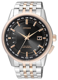Citizen Radio Controlled Czarny/Stal w kolorze różowego złota Ø43 mm CB0156-66E