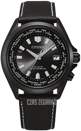 Citizen Radio Controlled Czarny/Skóra Ø42 mm CB0225-14E