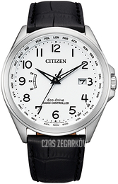 Citizen Radio Controlled Biały/Skóra Ø43 mm CB0250-17A