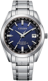 Citizen Radio Controlled Niebieski/Tytan Ø40 mm CB0260-81L
