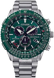 Citizen Eco Drive Zielony/Stal Ø45 mm CB5004-59W