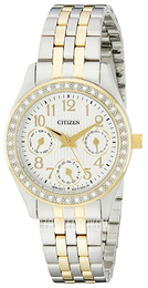 Citizen Biały/Stal w odcieniu złota Ø32 mm ED8134-50A